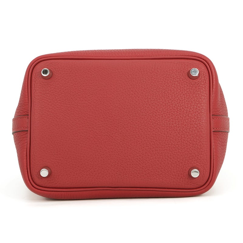 エルメス ハンドバッグ ピコタンロックPM ルージュガランス/シルバー金具 トリヨンクレマンス Y刻印