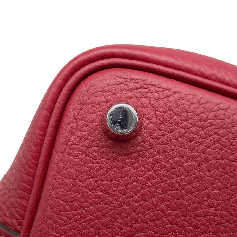 エルメス ハンドバッグ ピコタンロックPM ルージュガランス/シルバー金具 トリヨンクレマンス Y刻印
