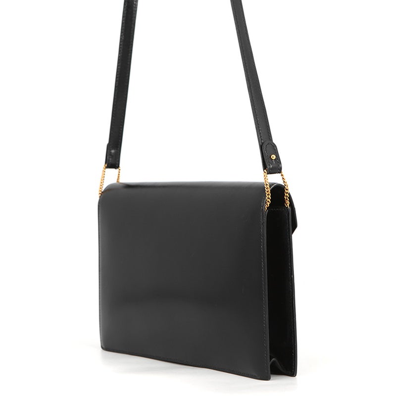 エルメス ショルダーバッグ リディ ブラック/ゴールド金具 ボックスカーフ 〇N刻印 HERMES バッグ 黒