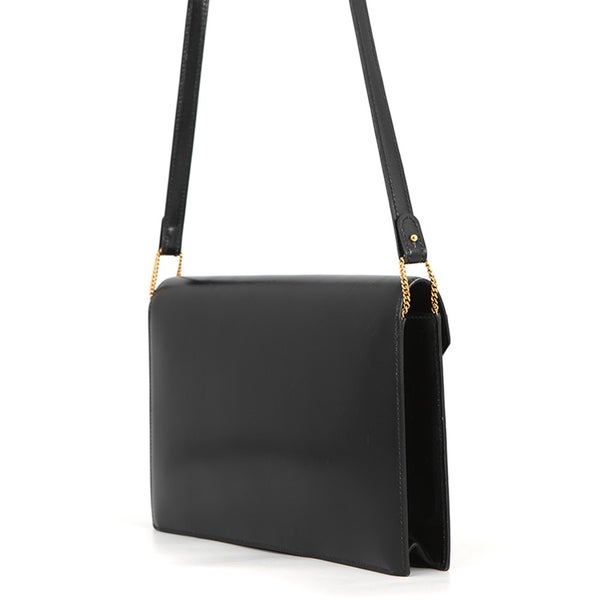エルメス ショルダーバッグ リディ ブラック/ゴールド金具 ボックスカーフ 〇N刻印 HERMES バッグ 黒