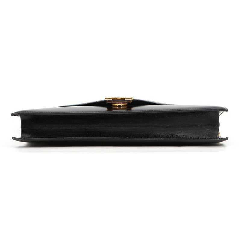 エルメス ショルダーバッグ リディ ブラック/ゴールド金具 ボックスカーフ 〇N刻印 HERMES バッグ 黒