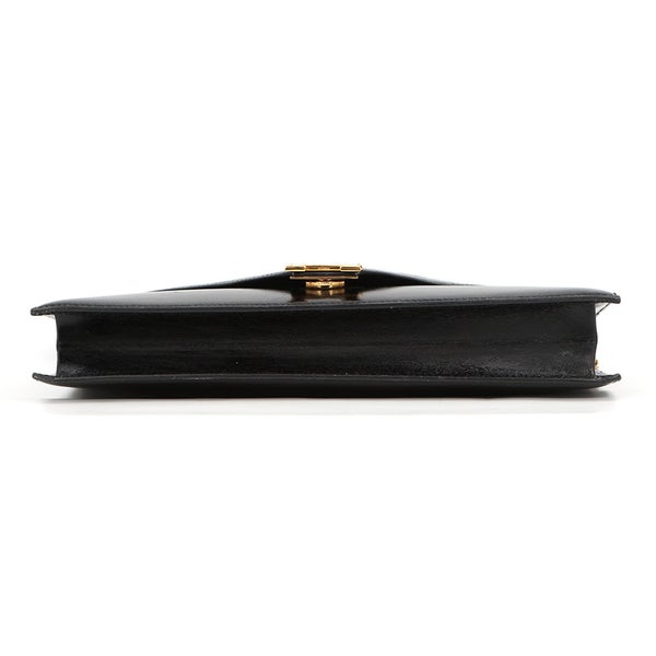 エルメス ショルダーバッグ リディ ブラック/ゴールド金具 ボックスカーフ 〇N刻印 HERMES バッグ 黒
