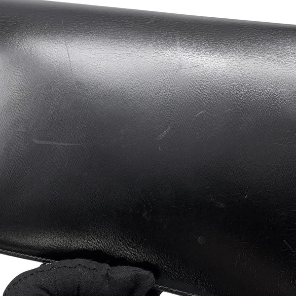 エルメス ショルダーバッグ リディ ブラック/ゴールド金具 ボックスカーフ 〇N刻印 HERMES バッグ 黒