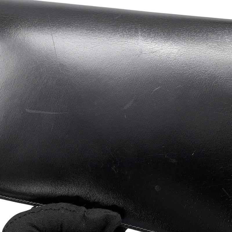 エルメス ショルダーバッグ リディ ブラック/ゴールド金具 ボックスカーフ 〇N刻印 HERMES バッグ 黒