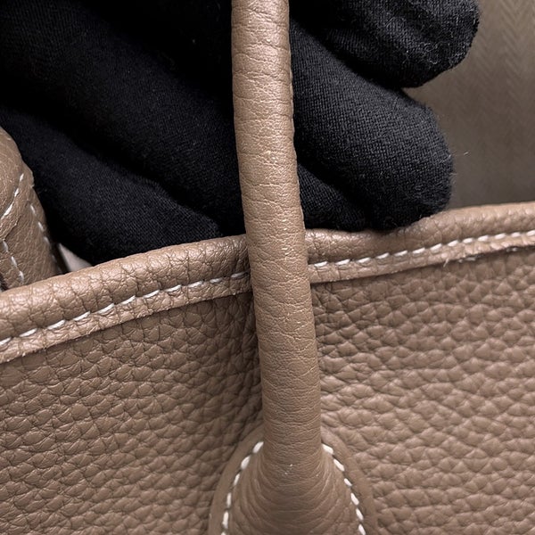 エルメス トートバッグ ガーデンパーティTPM エトゥープ/シルバー金具 ネゴンダ T刻印
