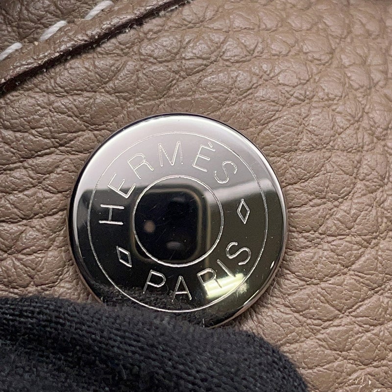 エルメス トートバッグ ガーデンパーティTPM エトゥープ/シルバー金具 ネゴンダ T刻印
