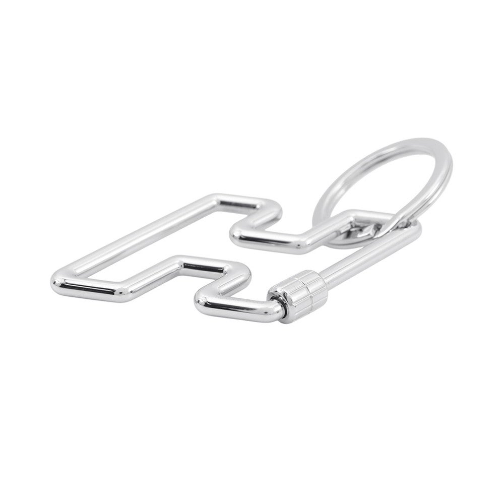 エルメス キーホルダー H・トゥ・スピード シルバー金具 HERMES