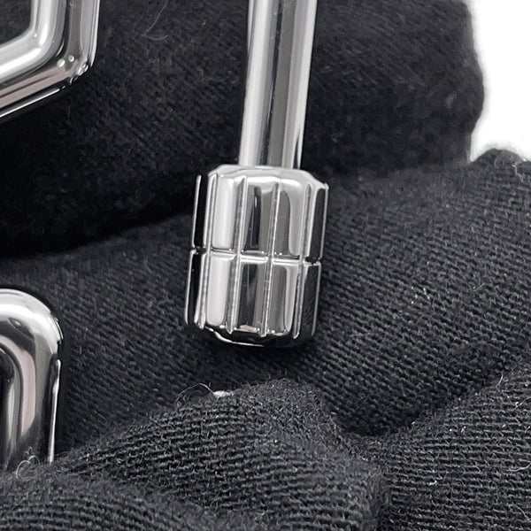 エルメス キーホルダー H・トゥ・スピード シルバー金具 HERMES キーリング