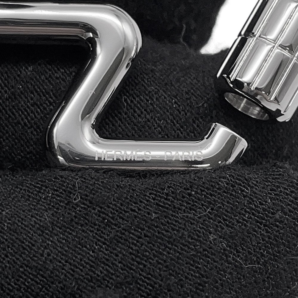 エルメス キーホルダー H・トゥ・スピード シルバー金具 HERMES