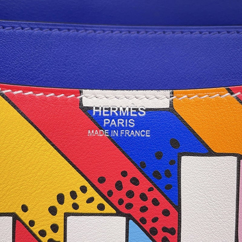 エルメス ショルダーバッグ コンスタンス3 24  オンアサマーデイ マルチカラー/シルバー金具 スイフト A刻印