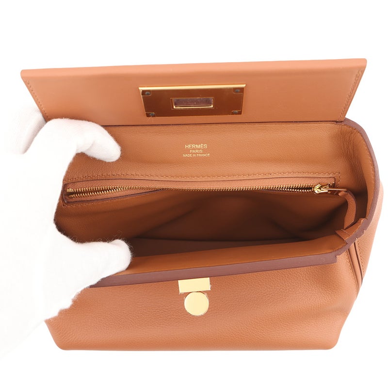 エルメス 24/24 サック ヴァンキャトル ミニ ゴールド/ゴールド金具 エバーカラー/スイフト B刻印 ２wayショルダー