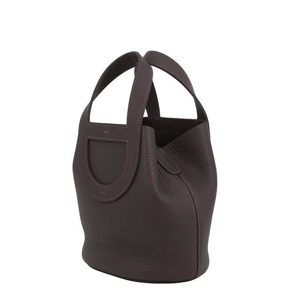 エルメス トートバッグ インザループ 18 ベブラン/シルバー金具 トリヨンクレマンス/スイフト G刻印 HERMES バイブルン