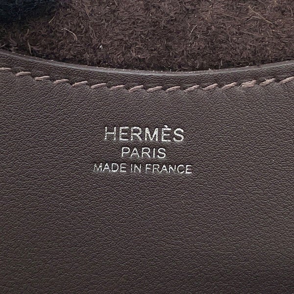 エルメス トートバッグ インザループ 18 ベブラン/シルバー金具 トリヨンクレマンス/スイフト G刻印 HERMES バイブルン