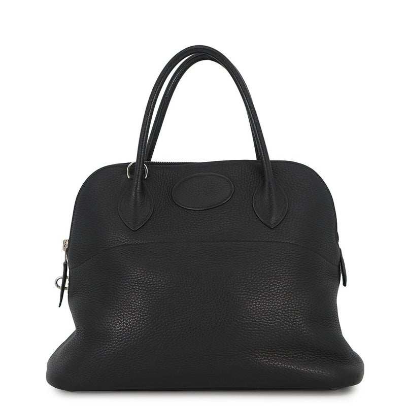 エルメス ハンドバッグ ボリード31 ブラック/シルバー金具 トリヨンクレマンス □J刻印 HERMES 2way 黒