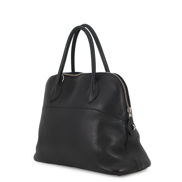 エルメス ハンドバッグ ボリード31 ブラック/シルバー金具 トリヨンクレマンス □J刻印 HERMES 2way 黒