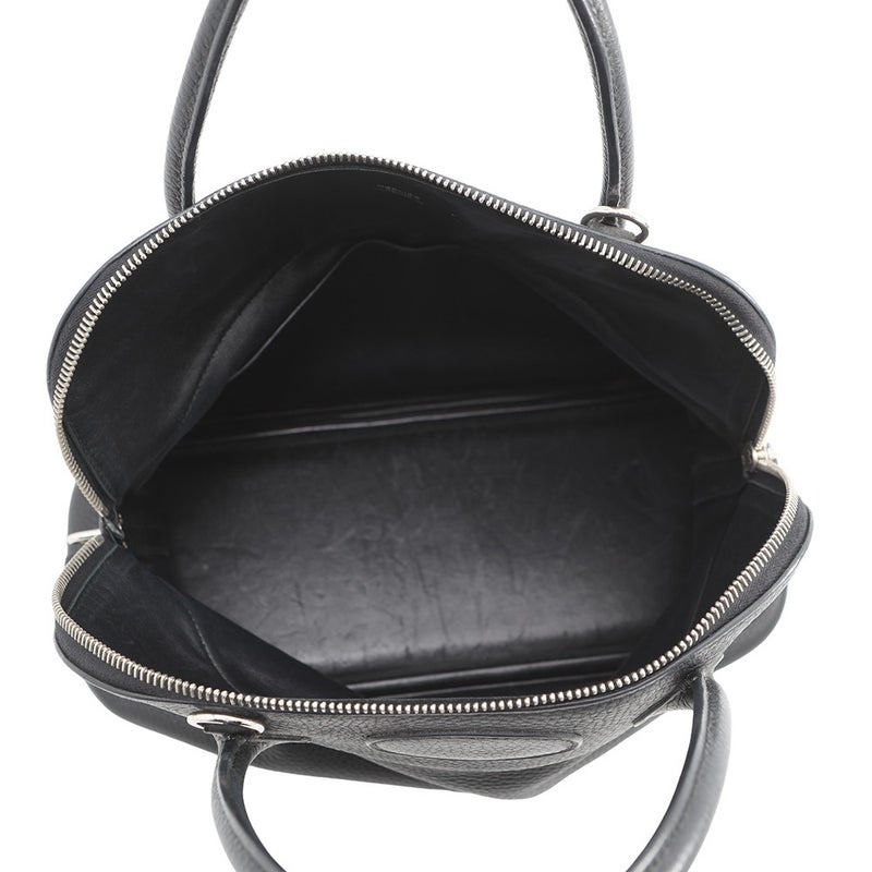 エルメス ハンドバッグ ボリード31 ブラック/シルバー金具 トリヨンクレマンス □J刻印 HERMES 2way 黒