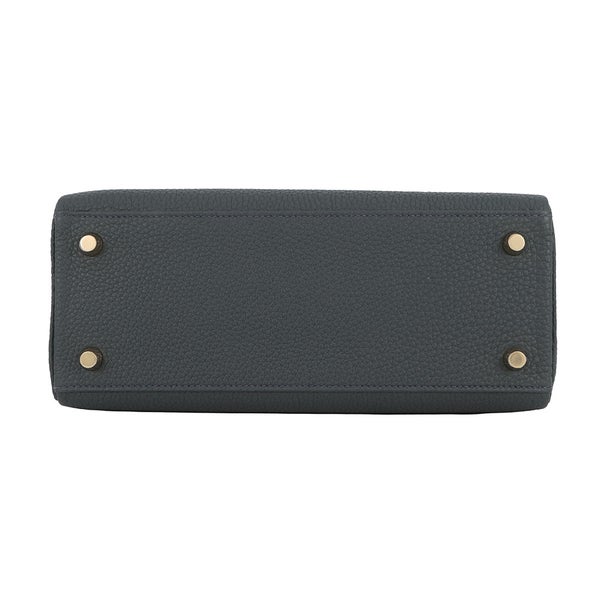 エルメス ハンドバッグ ケリー25 内縫い タッチ ヴェールシプレ/ヴェールルソー/ゴールド金具 トゴ/ リザード G刻印 Kelly 2way