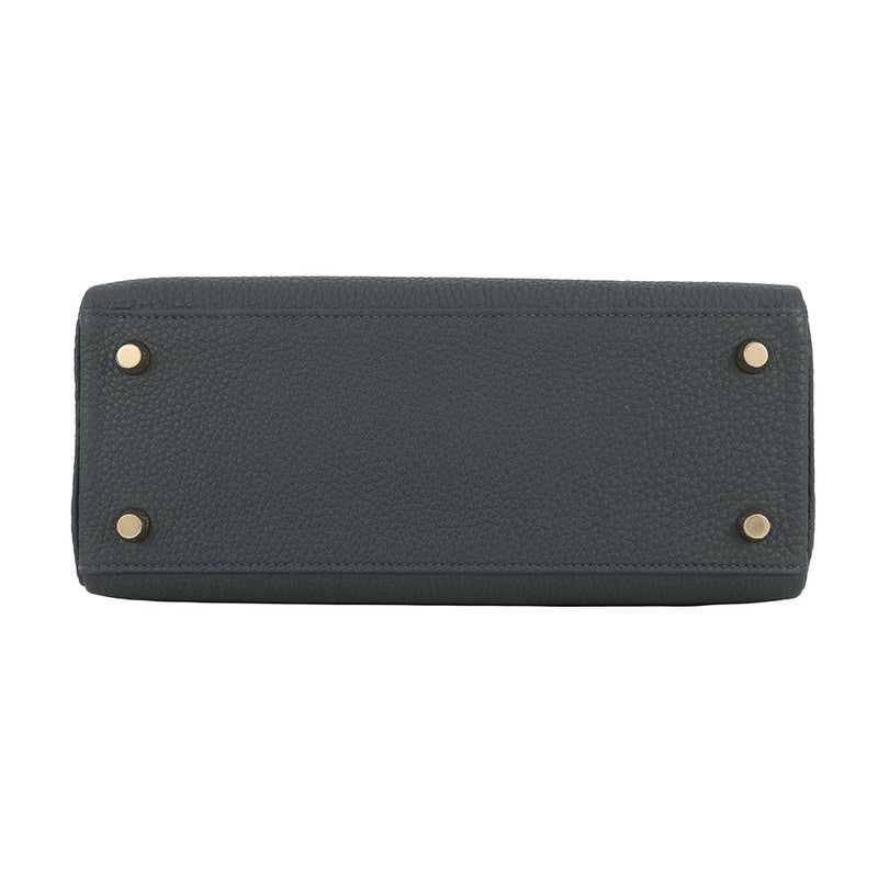 エルメス ハンドバッグ ケリー25 内縫い タッチ ヴェールシプレ/ヴェールルソー/ゴールド金具 トゴ/ リザード G刻印 Kelly 2way
