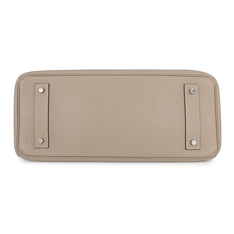 エルメス ショルダーバーキン42 トゥルティエールグレー/シルバー金具 トリヨンクレマンス □M刻印