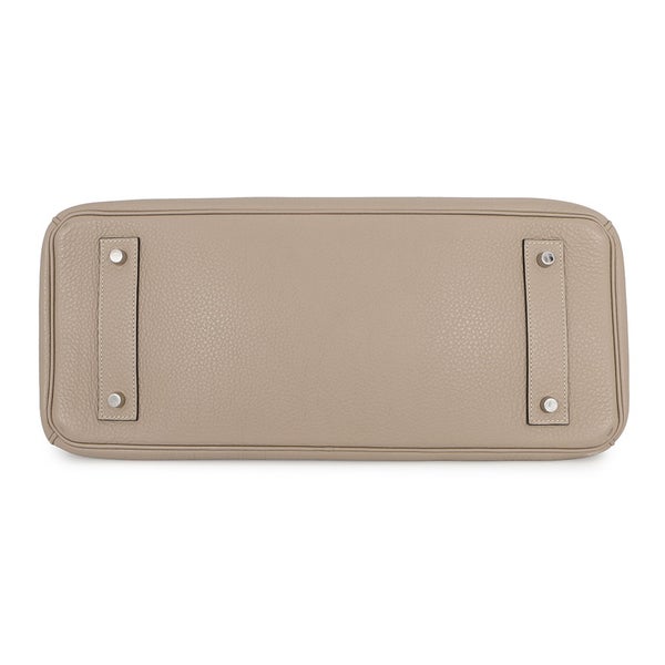 エルメス ショルダーバーキン42 トゥルティエールグレー/シルバー金具 トリヨンクレマンス □M刻印