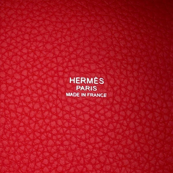 エルメス ハンドバッグ ピコタンロックPM ルージュラデュー/シルバー金具 トリヨンクレマンス K刻印 HERMES