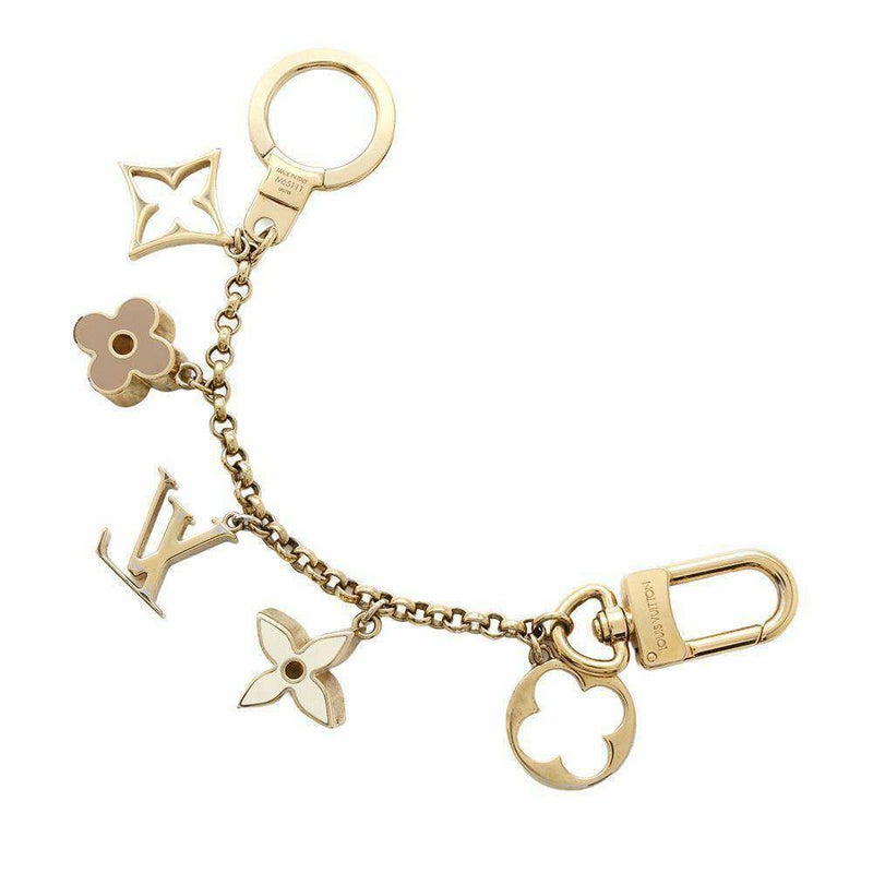 ルイヴィトン バッグチャーム チェーン フルール ドゥ モノグラム M65111 LOUIS VUITTON キーホルダー モノグラムフラワー