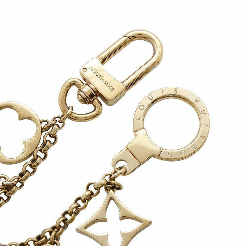 ルイヴィトン バッグチャーム チェーン フルール ドゥ モノグラム M65111 LOUIS VUITTON キーホルダー モノグラムフラワー
