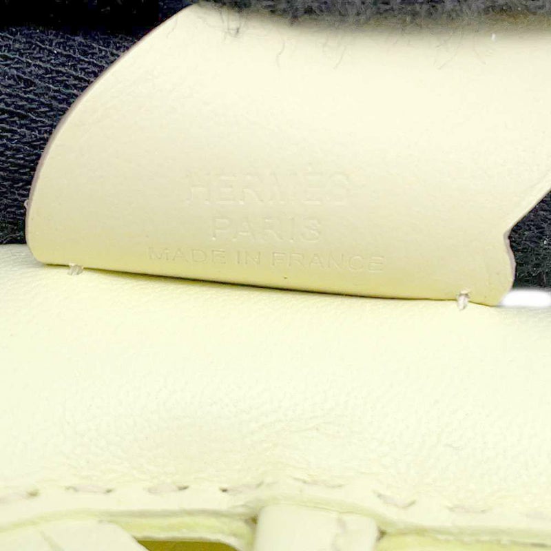 エルメス バッグチャーム ロデオPM ペガサス ジョーヌミルトン ラムスキン W刻印