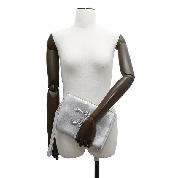 セリーヌ クラッチバッグ トリオンフ スモール ポーチ レザー 10J983 CELINE セカンドバッグ