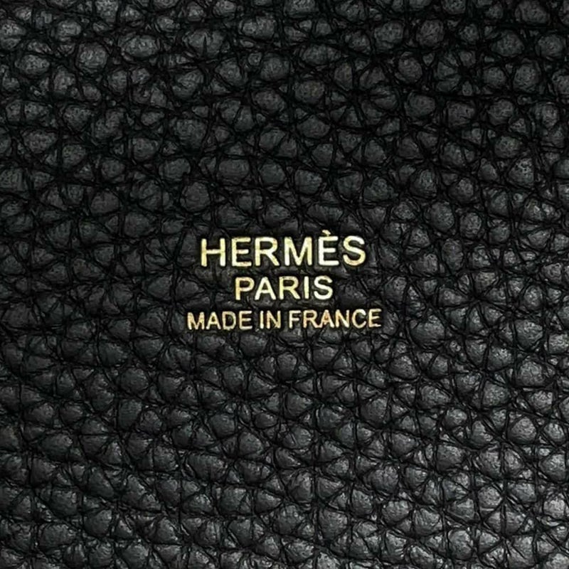 エルメス ハンドバッグ ピコタンロックPM ブラック/ゴールド金具 トリヨンクレマンス W刻印 黒