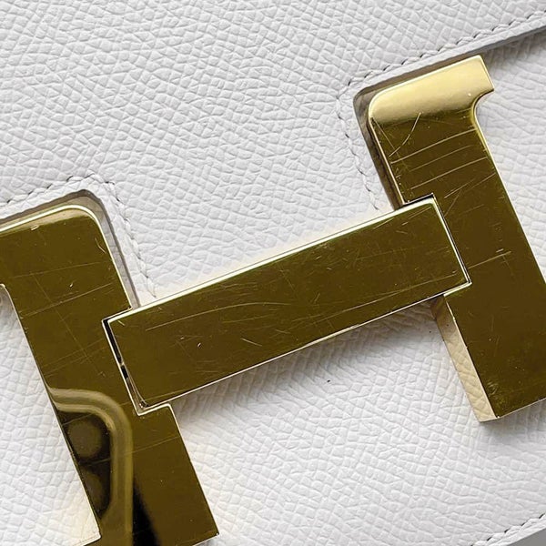 エルメス コンスタンス24 ミロワール グリスペール/ゴールド金具 エプソン B刻印