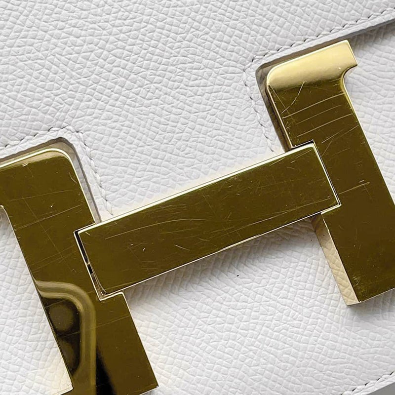 エルメス コンスタンス24 ミロワール グリスペール/ゴールド金具 エプソン B刻印