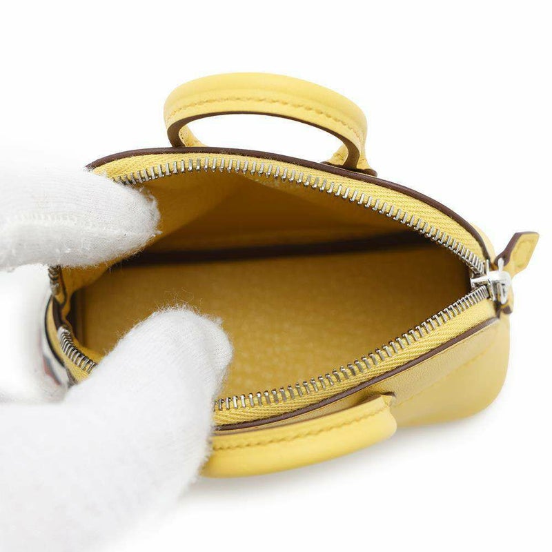 エルメス バッグチャーム ボリード・シャーク サン/シルバー金具 スイフト W刻印 HERMES サメ