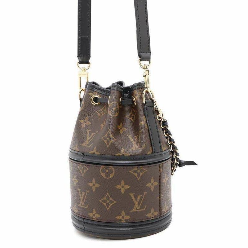 ルイヴィトン ハンドバッグ モノグラム カノエ M83480 2way 黒 ブラック