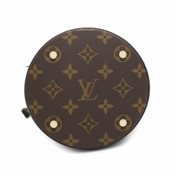 ルイヴィトン ハンドバッグ モノグラム カノエ M83480 2way 黒 ブラック