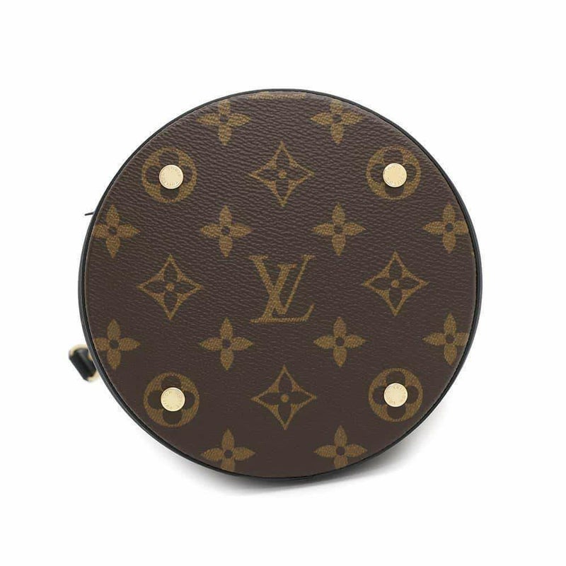 ルイヴィトン ハンドバッグ モノグラム カノエ M83480 2way 黒 ブラック