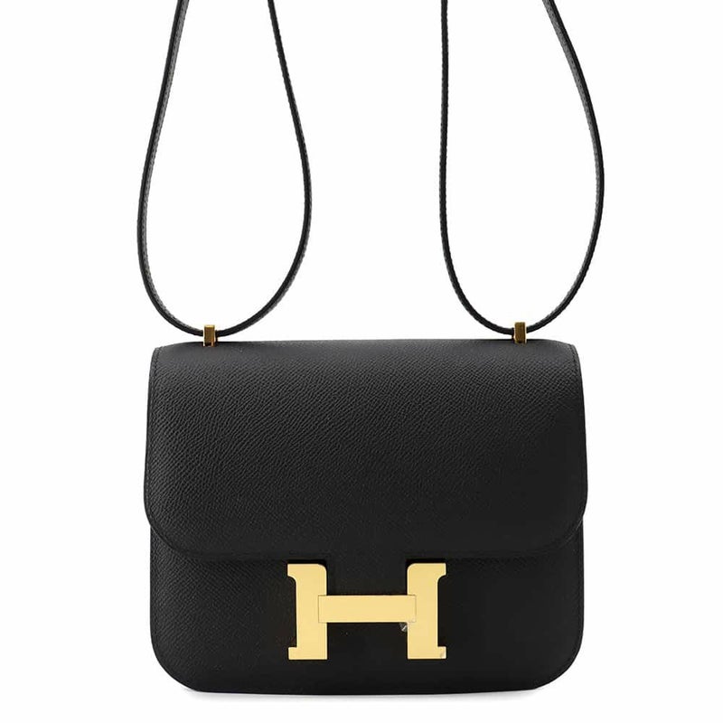 エルメス ミニ コンスタンス3 ミロワール ブラック/ゴールド金具 エプソン W刻印 黒