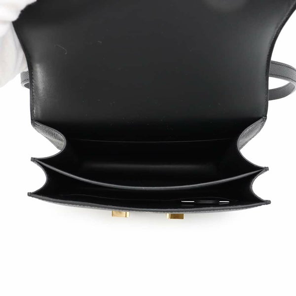 エルメス ミニ コンスタンス3 ミロワール ブラック/ゴールド金具 エプソン W刻印 黒