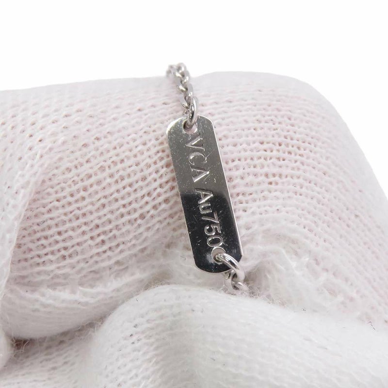 ヴァンクリーフ&アーペル ネックレス ヴィンテージ アルハンブラ ギヨシェ ダイヤ 1P K18WG/K18PG VCARPNTH00 2024年ホリデー限定