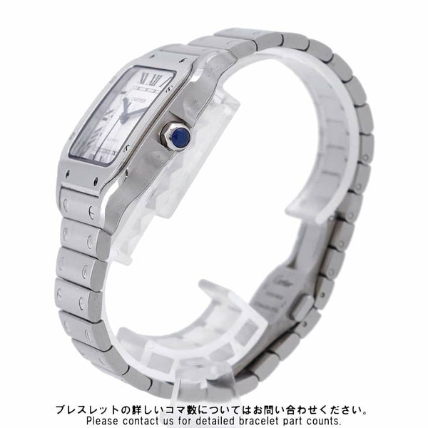 カルティエ サントス ドゥ カルティエ MM WSSA0029 Cartier 腕時計 シルバー文字盤