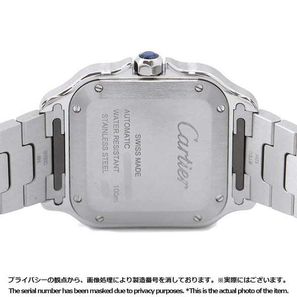 カルティエ サントス ドゥ カルティエ MM WSSA0029 Cartier 腕時計 シルバー文字盤