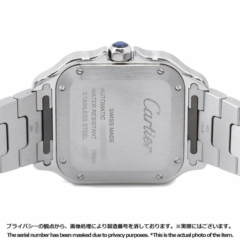 カルティエ サントス ドゥ カルティエ MM WSSA0029 Cartier 腕時計 シルバー文字盤