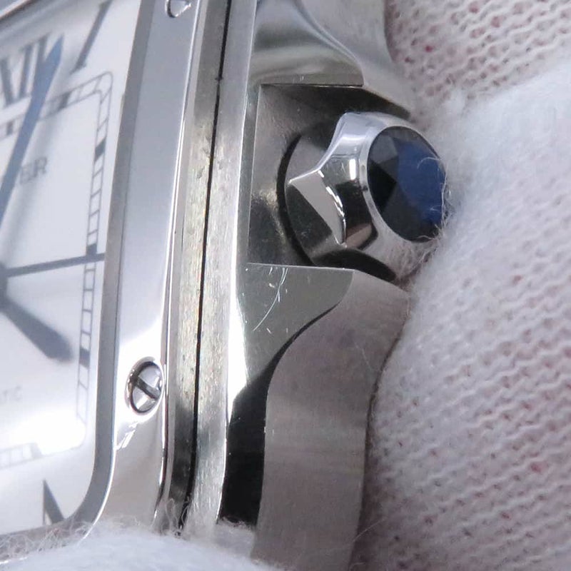 カルティエ サントス ドゥ カルティエ MM WSSA0029 Cartier 腕時計 シルバー文字盤