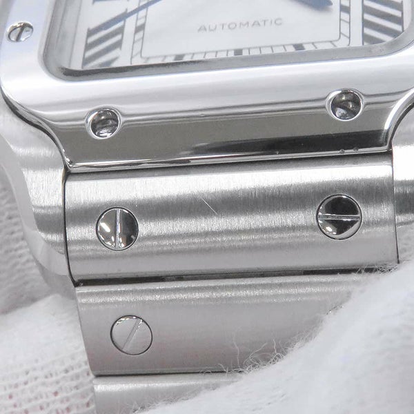 カルティエ サントス ドゥ カルティエ MM WSSA0029 Cartier 腕時計 シルバー文字盤