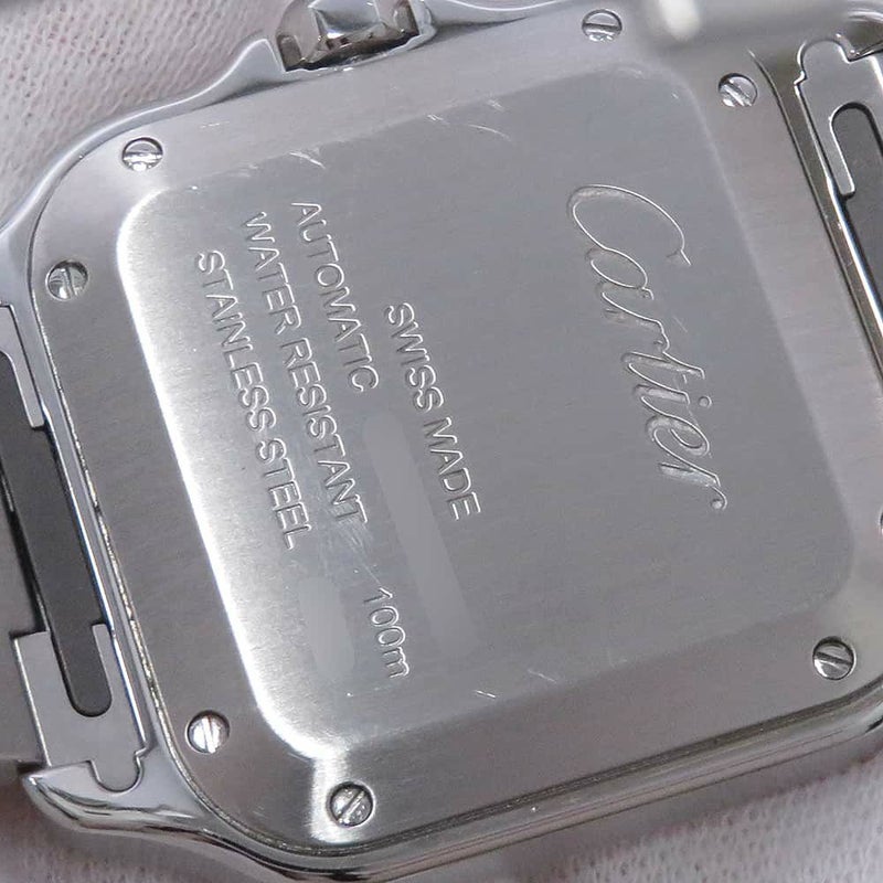 カルティエ サントス ドゥ カルティエ MM WSSA0029 Cartier 腕時計 シルバー文字盤