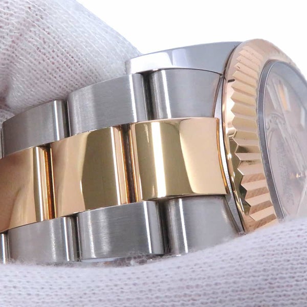 ロレックス スカイドゥエラー デイト ランダムシリアル ルーレット 326933 ROLEX 腕時計 シャンパン文字盤