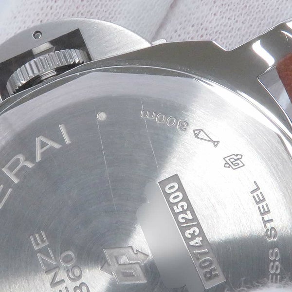 パネライ ルミノール マリーナ ロゴ R番 PAM00005 PANERAI 腕時計 黒文字盤