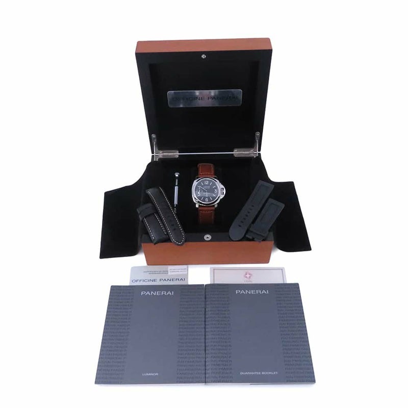 パネライ ルミノール マリーナ ロゴ R番 PAM00005 PANERAI 腕時計 黒文字盤