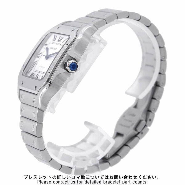 カルティエ サントス ドゥ カルティエ MM WSSA0029 Cartier 腕時計 シルバー文字盤
