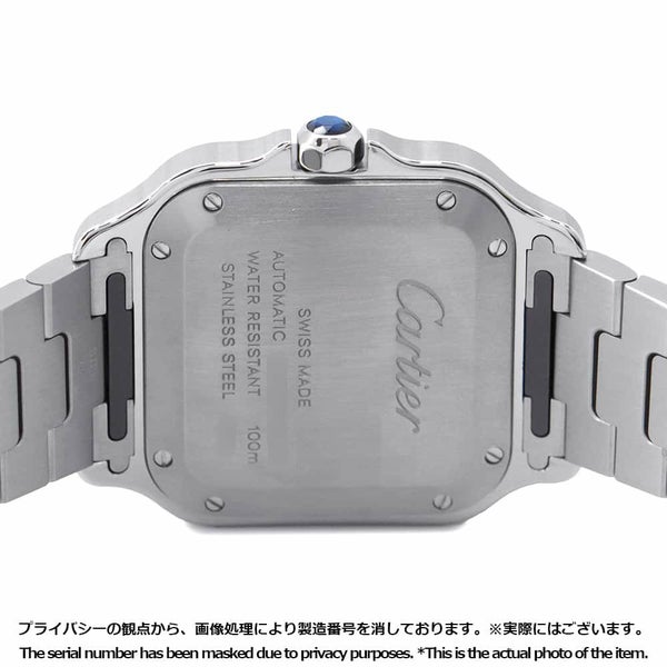 カルティエ サントス ドゥ カルティエ MM WSSA0029 Cartier 腕時計 シルバー文字盤